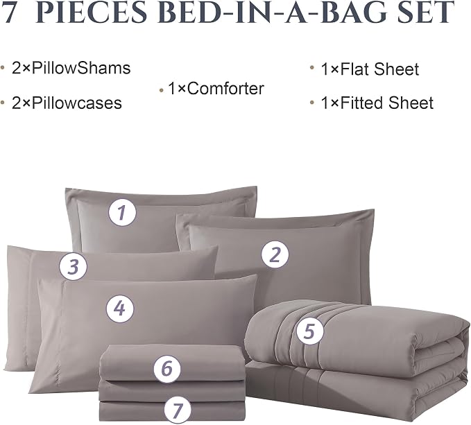 Monbix Queen Comforter Set - Image 7