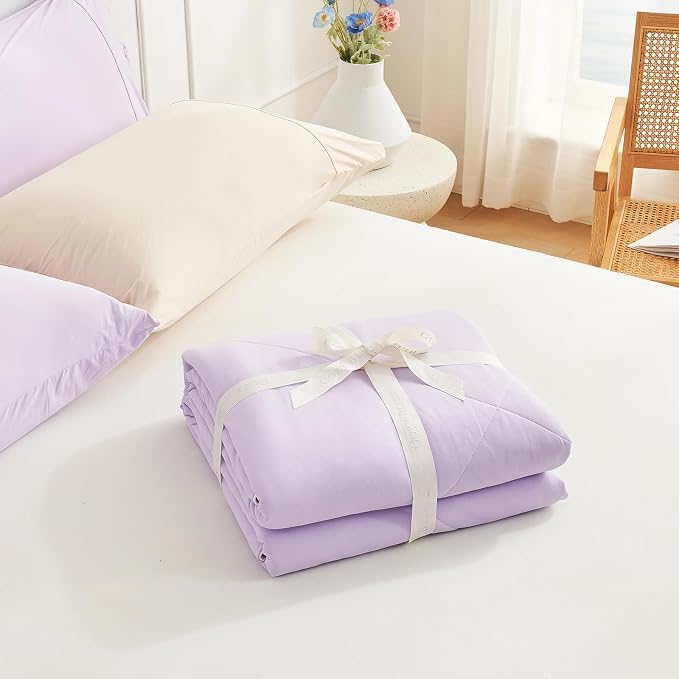 Cozy Bliss Cooling Comforter Twin Size, Cooling Blankets - Image 9