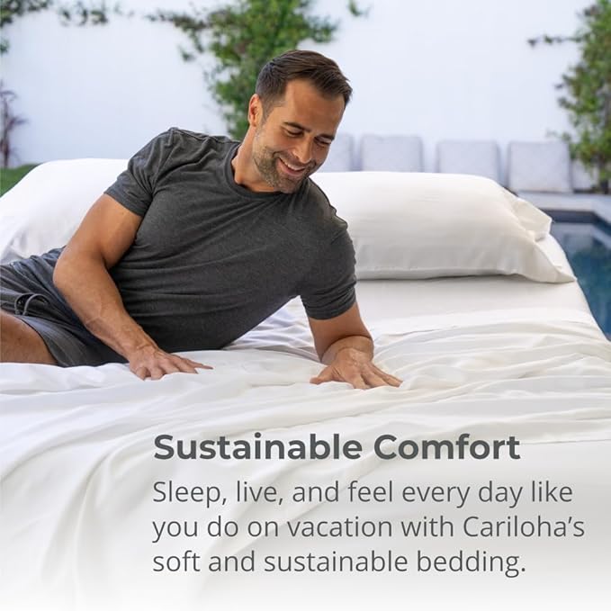 Cariloha Classic 2-Piece Twill Pillowcase Set | Tahitian Breeze | King | - Image 6