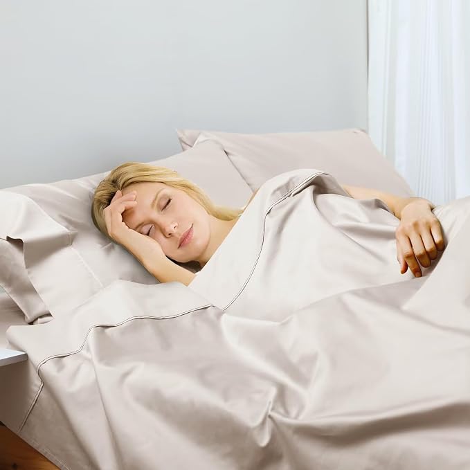 2-Pack Cotton Full Flat Sheet Only, 600 Thread Count 100% Egyptian Cotton Top - Image 6
