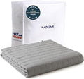 YnM Exclusive Weighted Blanket, Soothing Cotton, Smallest Compartments by YNM