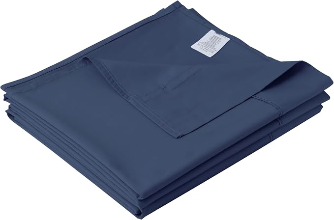 Cotton King Flat Sheet Only, 600 Thread Count 100% Egyptian Cotton Top Sheet by ZaizaiHome