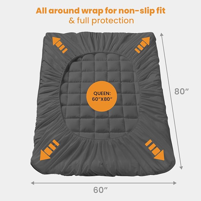 MATBEBY Queen Size Mattress Pad - Image 5