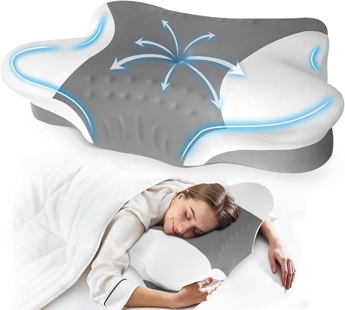 Cervical Neck Pillow for Side Sleeper - Image 4