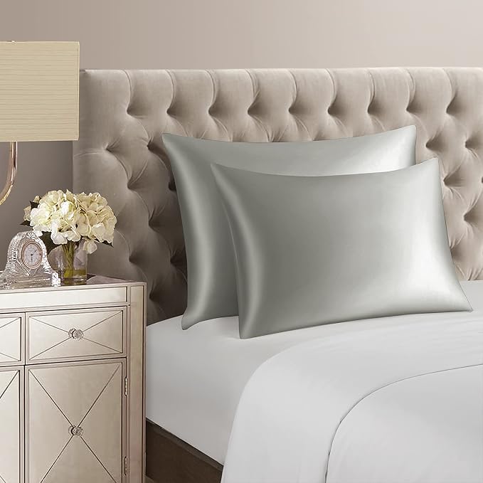DISANGNI Silk Indulgence Set: Premium 22 Momme Mulberry Silk Pillowcase & Eye - Image 3