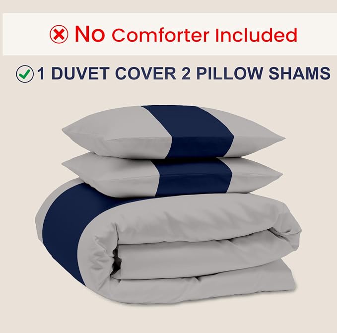 Kotton Culture 3 Pc California King Size Duvet Cover Set -100% Egyptian Cotton - Image 2