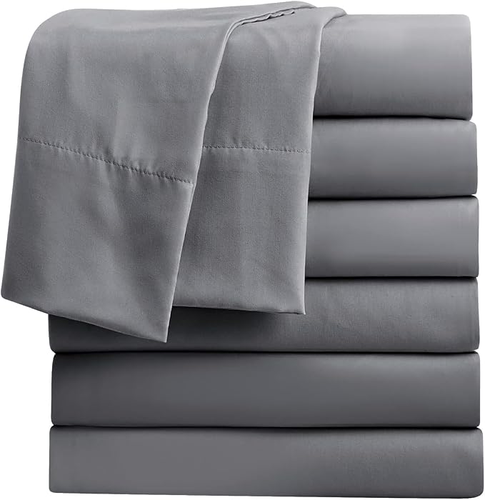 FreshCulture Full Flat Sheets Only, Soft Microfiber Bedding Sheets by FreshCulture