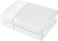 Flat Sheet Only 2 Pack, King Size 400 Thread Count 100% Egyptian Cotton Flat by ShunjieHome