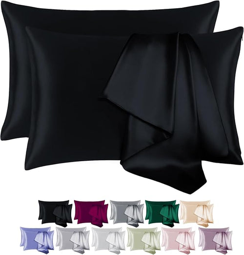 100% Mulberry Silk Pillowcase Set of 2 by BEIJOEY