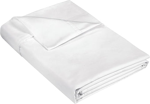 400 Thread Count 100% American Grown Cotton Flat Sheet by ROYALELINENS
