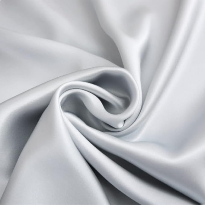 Gray Mulberry Silk Pillowcase King Size - Image 7
