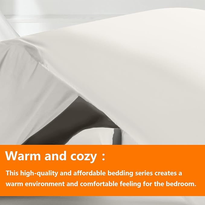 TAIMIT Ivory King Comforter Set - Image 2