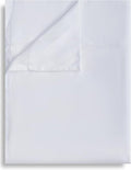 Queen Flat Sheet Only, 1 Pack White Top Bed Sheets, Soft Breathable Brushed by Culve