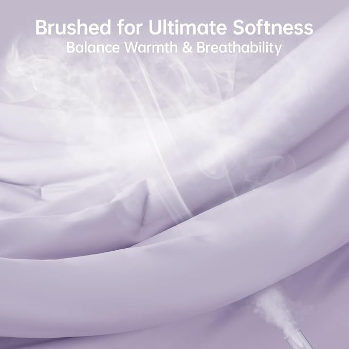 MUXHOMO King Size Comforter Set, All Season Ultra Soft Down Alternative Bedding - Image 3