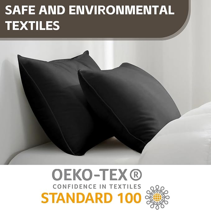 HIMOON Bed Pillows for Sleeping 4 Pack, Queen Size Cooling Pillows Set of 4 - Image 6