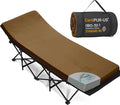 CYMULA Camping Cot Mattress 2in Memory Foam Sleeping Pad, Soft Warm Non-Slip by CYMULA
