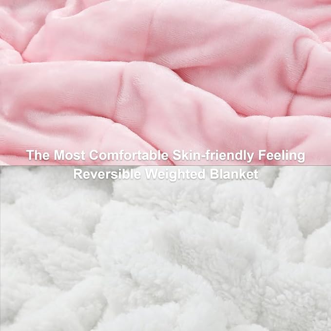 Alomidds Sherpa Fleece Weighted Blanket - Image 4