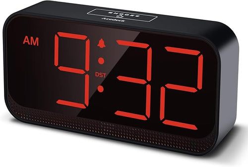 Acedeck Battery Operated Digital Clock: Cordless Small Alarm Clock by Acedeck