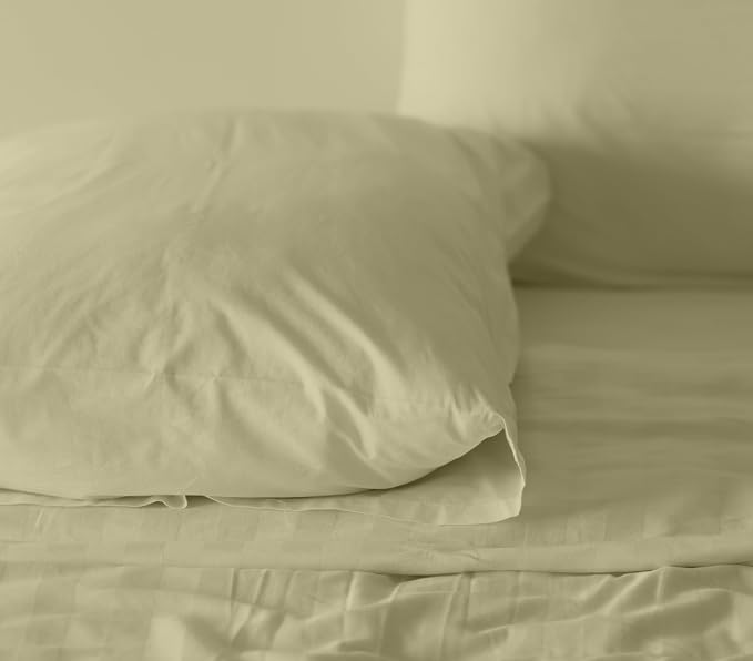 RUVANTI 100% Cotton Sheets – Queen Size Percale Bedding, Cooling & Breathable - Image 9