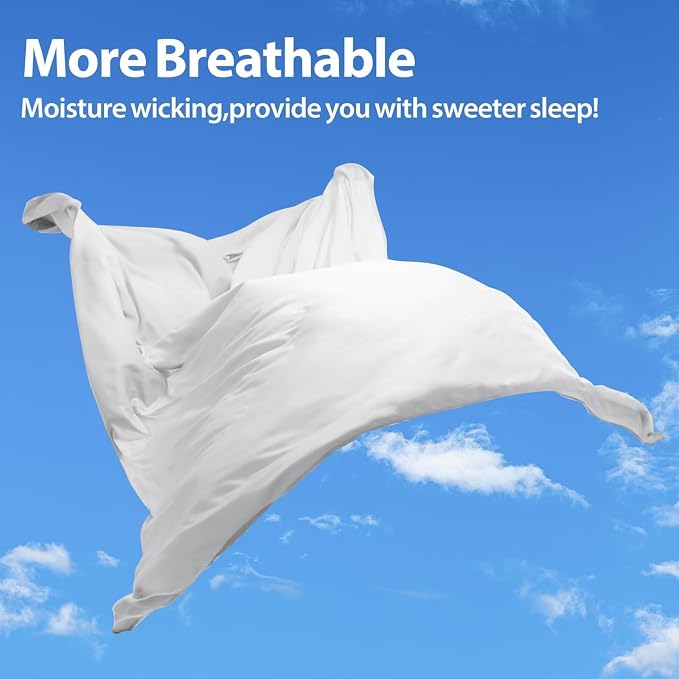 Bamboo Viscose Flat Sheets Only, 400 Thread Count Sateen Weave Twin Size Flat - Image 5