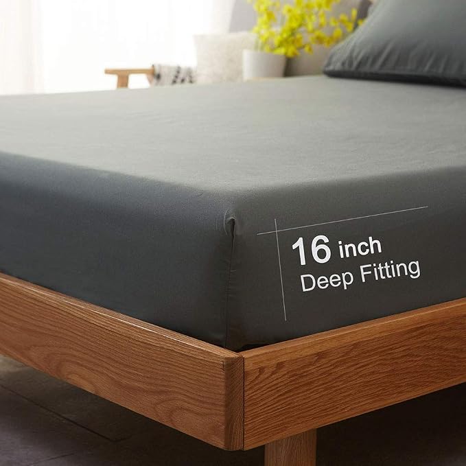 SONORO KATE Bed Sheet Set Super Soft Microfiber 1800 Thread Count Luxury - Image 6