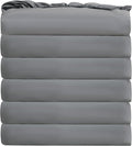 Bulk Twin Fitted Sheet Only Deep Pocket 6 Pack, Quick Sort Bottom Bed Sheets by Culve