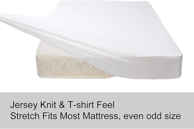 Soft Stretch Full Size Fitted Sheet Only - Image 3