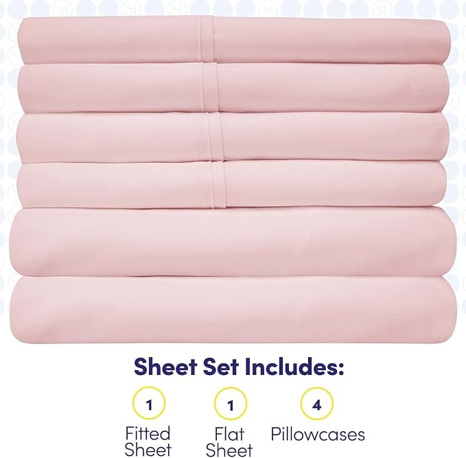 Sweet Home Collection 6 Piece 1500 Supreme Collection Brushed Microfiber Deep - Image 4