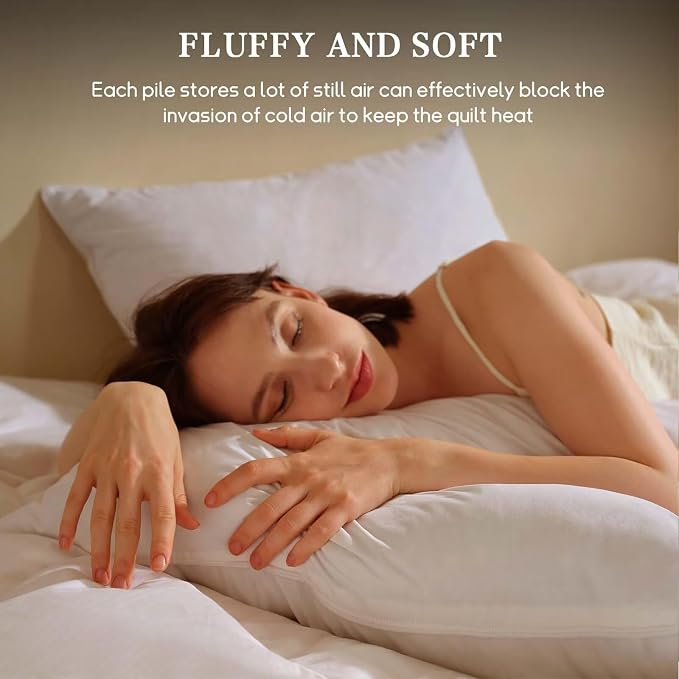 BHZ King Pillow Feather Down Hotel My King Pillow Bed Goose Pillows Alternative - Image 6