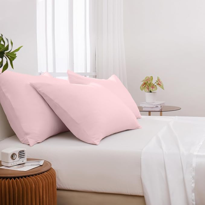 Pillowcases Queen 4 Pack, 20x30 Pillow Cases - Image 2