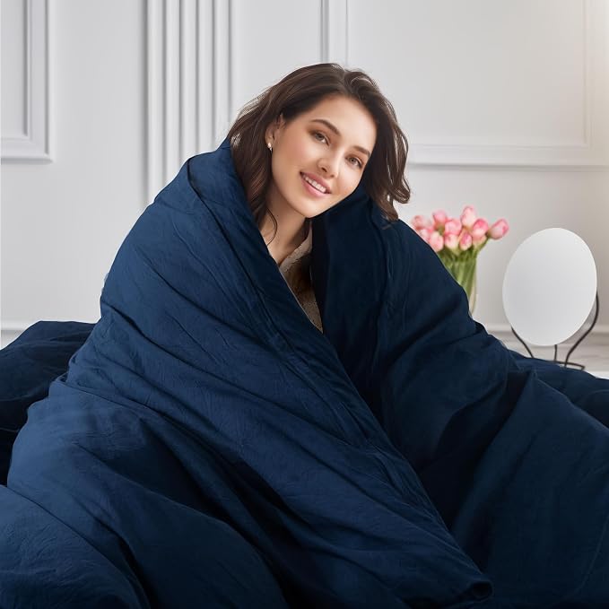 NEXHOME PRO Twin Duvet Cover Set, 100% Certified Organic Cotton - Image 7