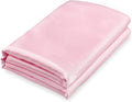 Homiest Blush Pink Satin Flat Sheet by Homiest