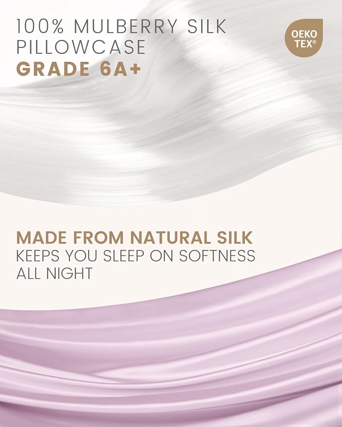 THXSILK 100% Mulberry Silk Pillowcase - Image 2