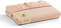 Linen Home 100% Cotton Percale Weave Fitted Sheet, Queen Size, Brushed Rose by LINENHOME