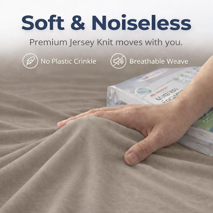 Guardmax Jersey Knitted Twin Zippered Mattress Encasement - Image 7