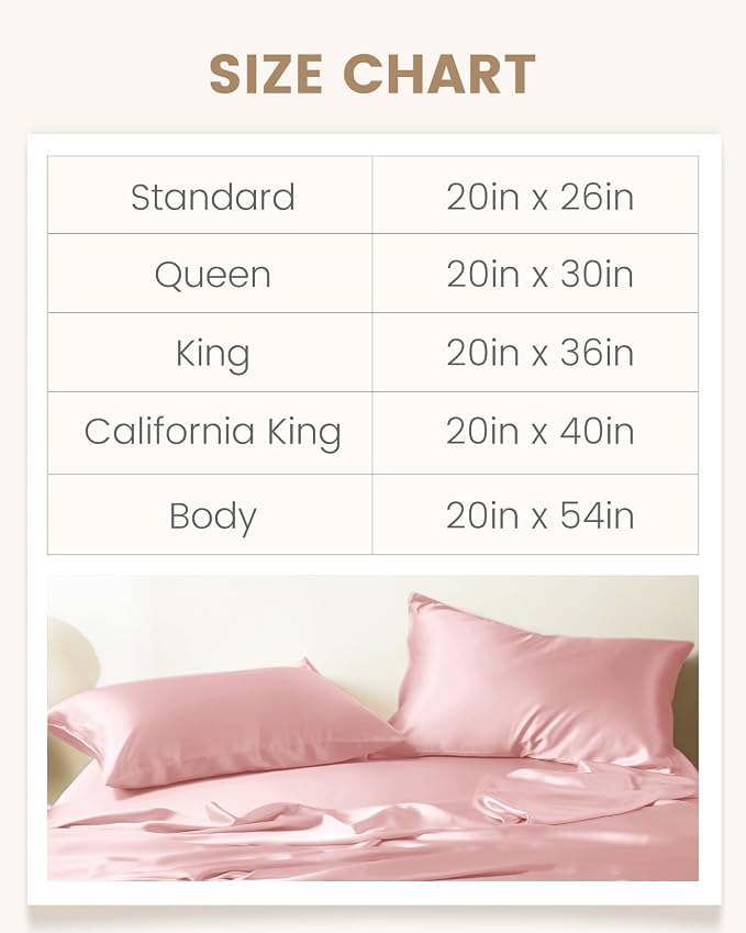 THXSILK Set of 2 100% Mulberry Silk Pillowcase - Image 9