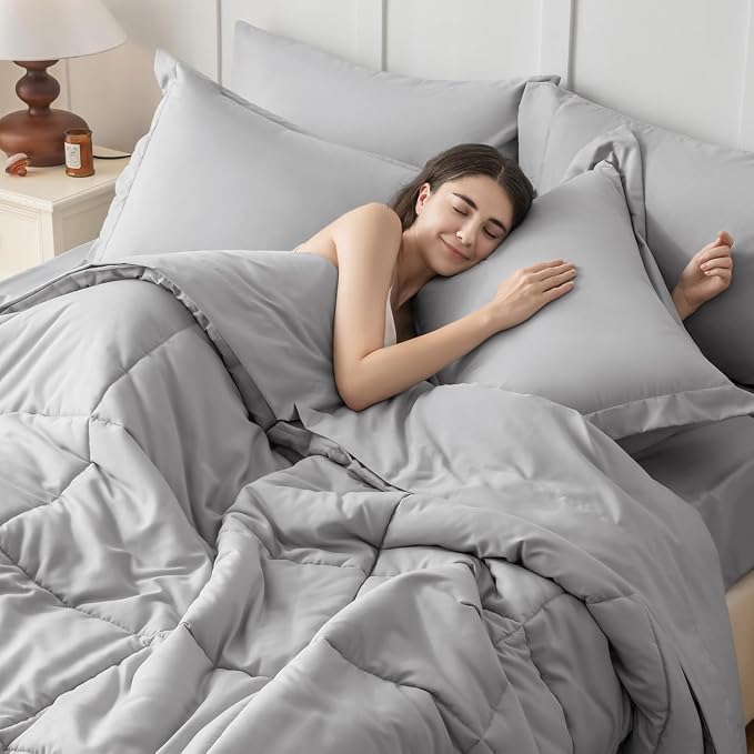 JOLLYVOGUE Twin XL Comforter Set, Ultra-Soft Bed in a Bag Twin XL Size 5 Pieces - Image 7