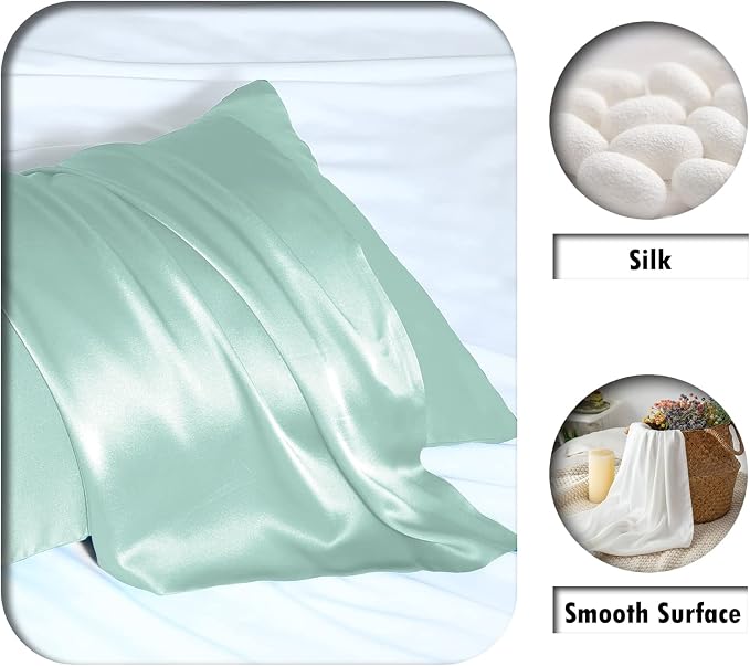 Mulberry Silk Pillowcase for Hair and Skin Pillow Case - Image 2
