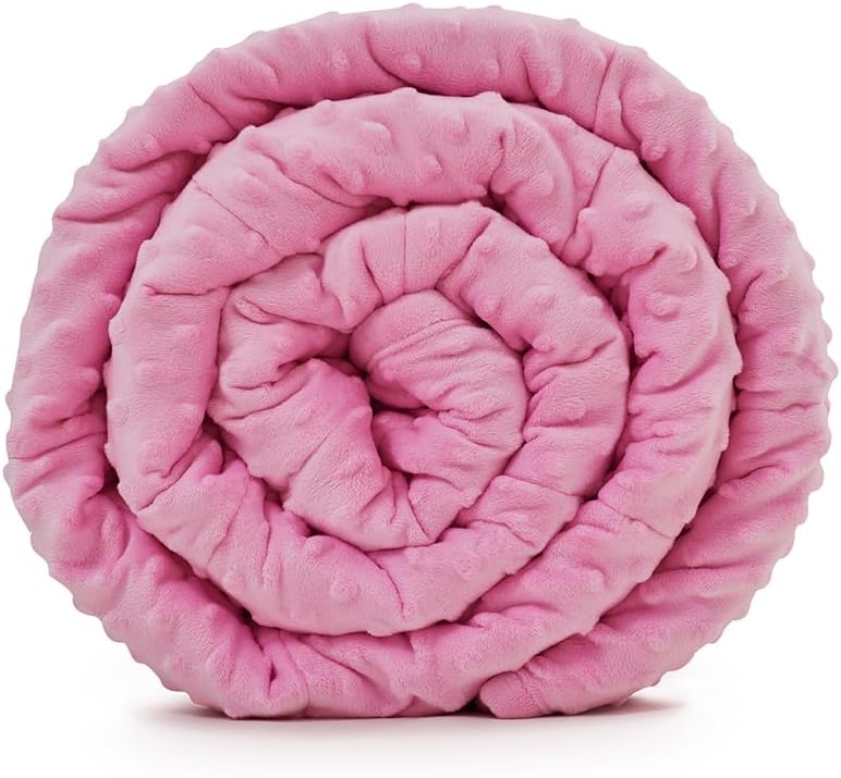 TONGDADA Minky Weighted Blanket | 40''x60'', 7lbs | Cozy and Soft Minky by TONGDADA