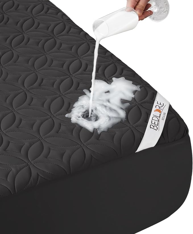 BEDLORE Waterproof Mattress Protector, Queen Size Mattress Pad Noiseless by Bedlore