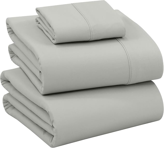 RUVANTI 100% Cotton Sheets – Twin Size Percale Bedding, Cooling & Breathable - Image 8