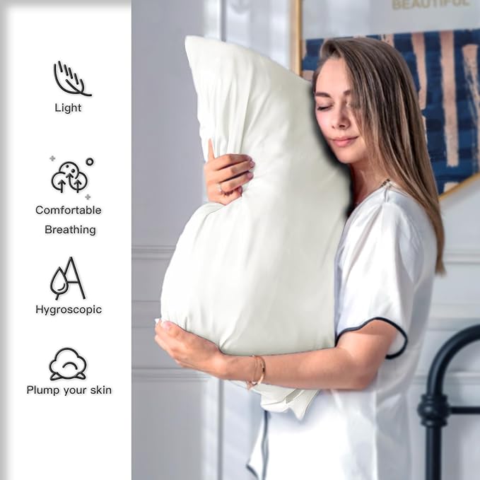 Mulberry Silk Pillowcase for Hair and Skin Pillow Case - Image 3