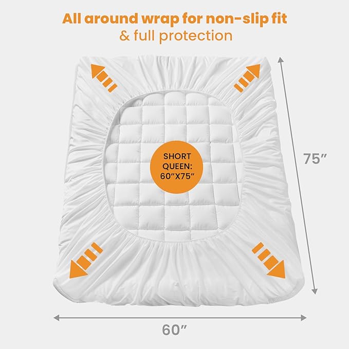 MATBEBY RV Short Queen Mattress Pad - Image 5