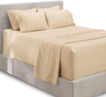 Hearth & Harbor Luxury Soft 6 Piece Bed Sheet Set Extra Deep Pocket Fitted by HearthHarbor