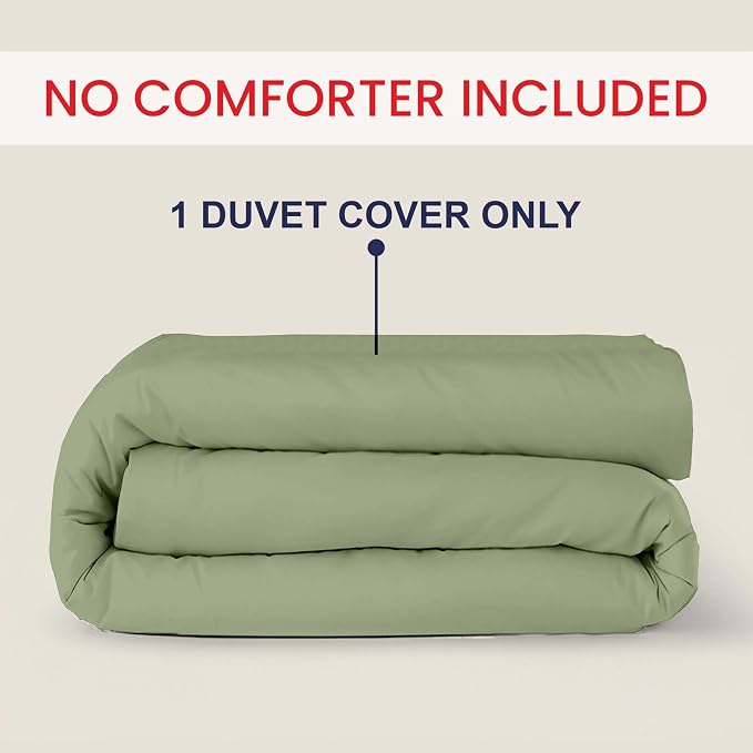 Kotton Culture 1 Pc Duvet Cover Queen Size/Full Size-100% Egyptian Cotton 600 - Image 2