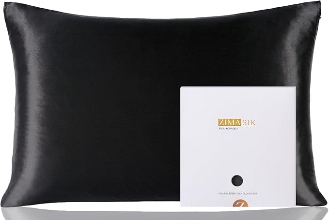 ZIMASILK 100% Pure Mulberry Silk Pillowcase by ZIMASILK
