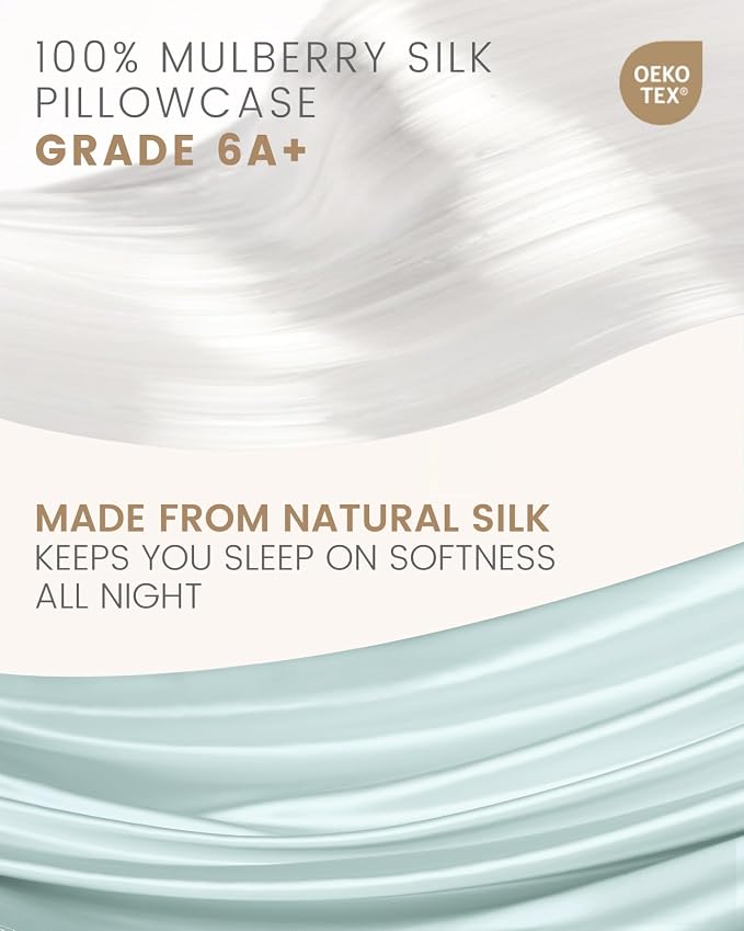 THXSILK Set of 2 Silk Pillowcase - Image 2