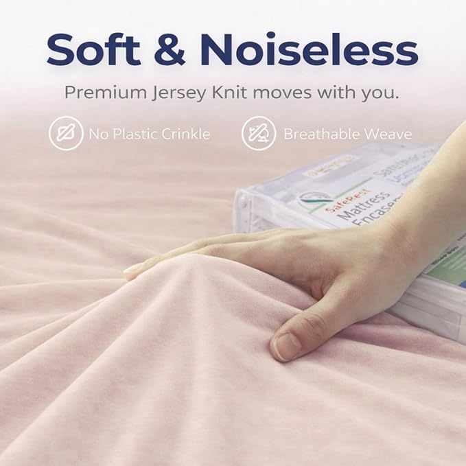 Guardmax Jersey Knitted King Zippered Mattress Encasement - Image 7