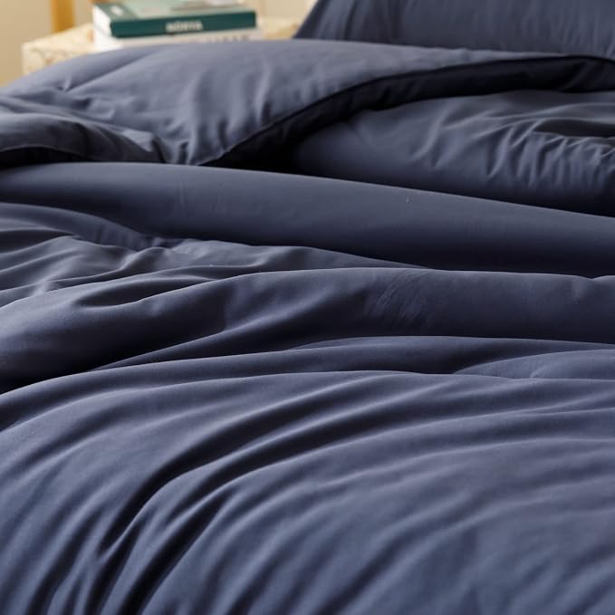 ROSGONIA Comforter Full Size for Boys Teen Girls Navy Blue, Lightweight Dorm - Image 5