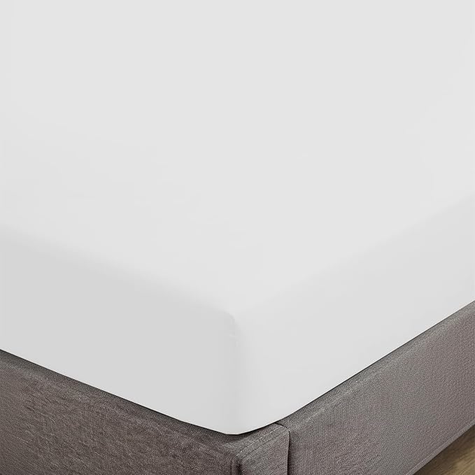 Feather & Stitch Fitted Bottom Sheet Only King Size 500 TC-1 Piece 100% Cotton by FEATHERSTITCHNEWYORK